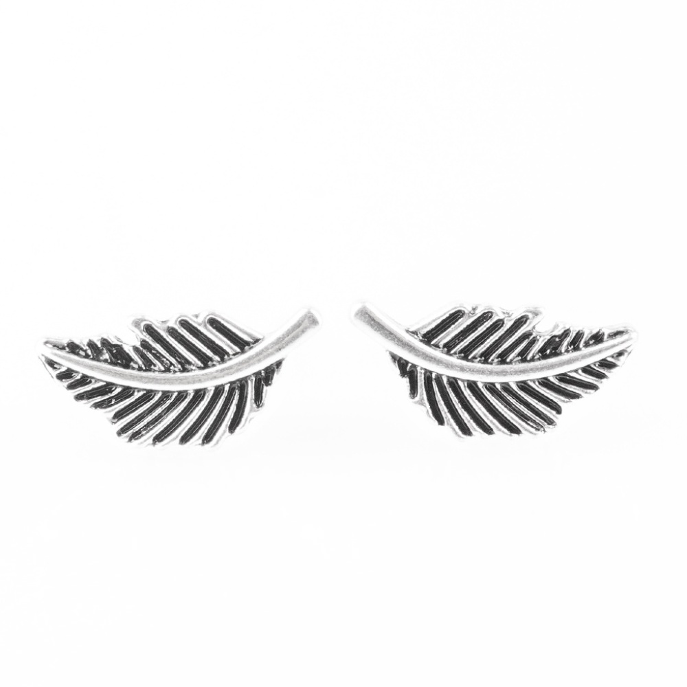 Flying Feathers - Paparazzi Earrings